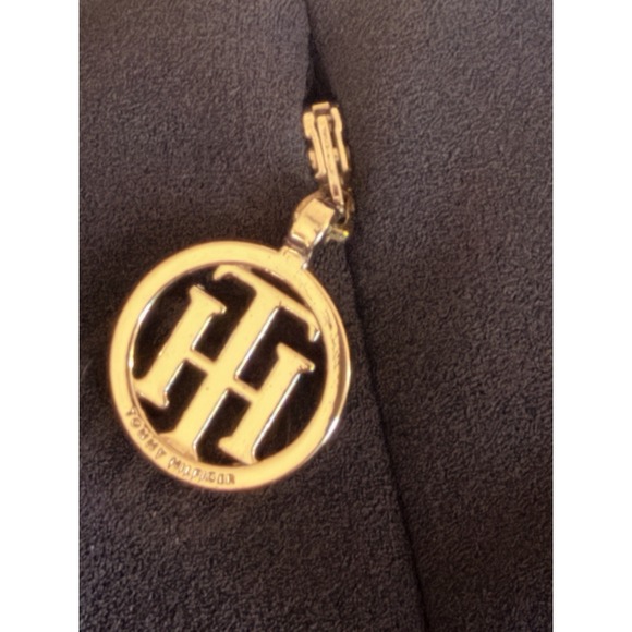 Tommy Hilfiger Navy Blue Long Flare Sleeve Dress Size 8 NWT - Picture 3 of 8